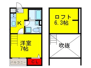 サングレイス南清水の物件間取画像